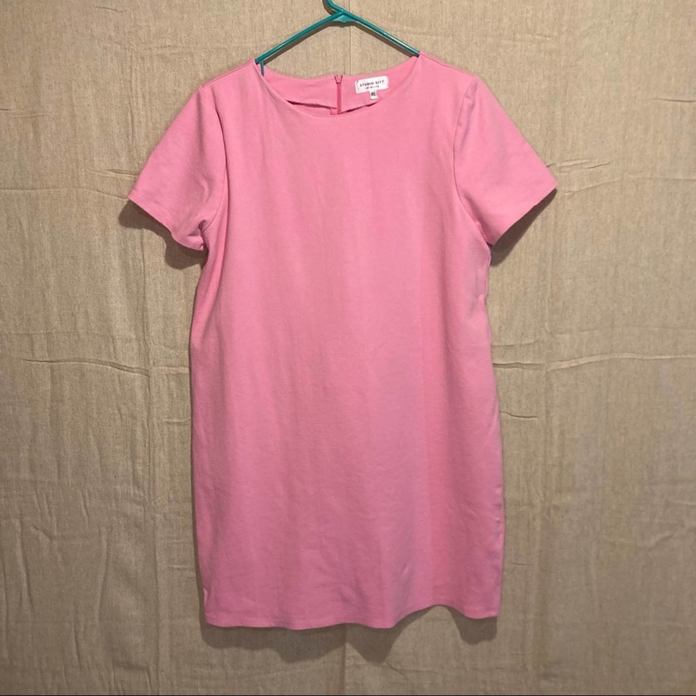 Studio D.I.Y. Pink Stretchy Shift Dress